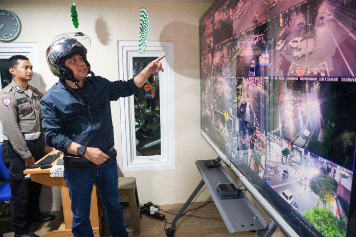 Posko Keamanan di Surabaya