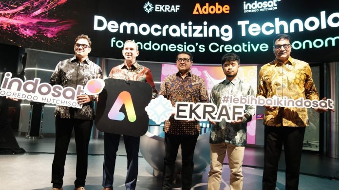 Indosat, Kemenekraf, dan Adobe